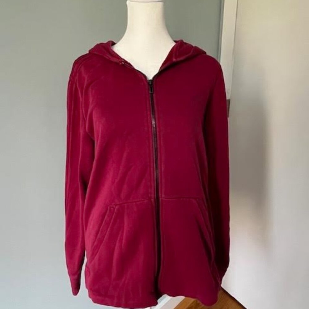 Super Soft Red Zip Up Hoodie